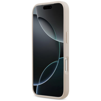 Hülle für Apple iPhone 18 Pro Max / 17 Pro Max, Guess, 4G Double Card Triangle, Rosa