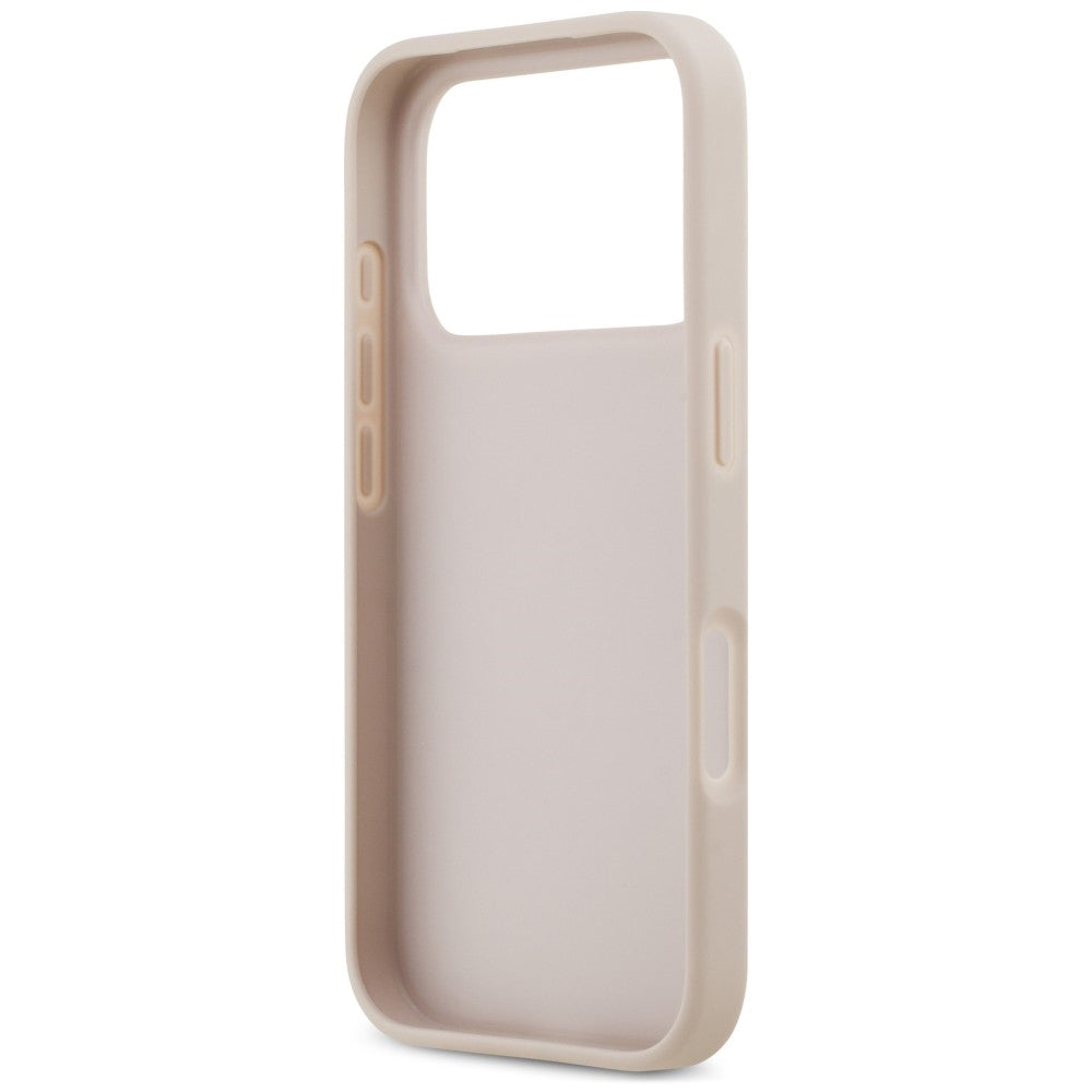 Hülle für Apple iPhone 18 Pro Max / 17 Pro Max, Guess, 4G Double Card Triangle, Rosa