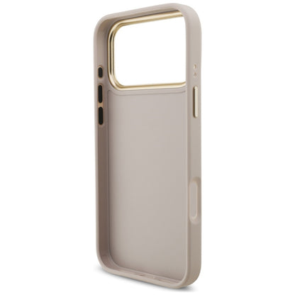 Hoesje voor Apple iPhone 18 Pro Max / 17 Pro Max, Guess, Big 4G Classic Logo & Big Strap Metal Buttons, roze