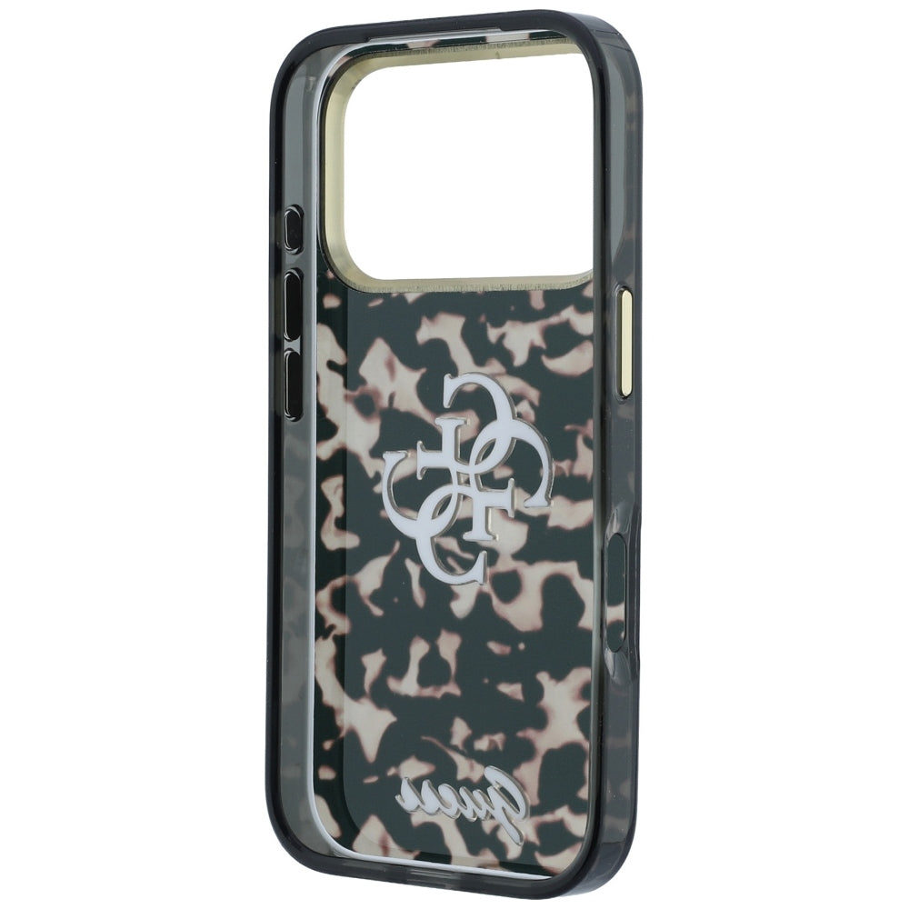 Hoesje voor Apple iPhone 18 Pro Max / 17 Pro Max, Guess, IML 4G Metal Script, Bruin