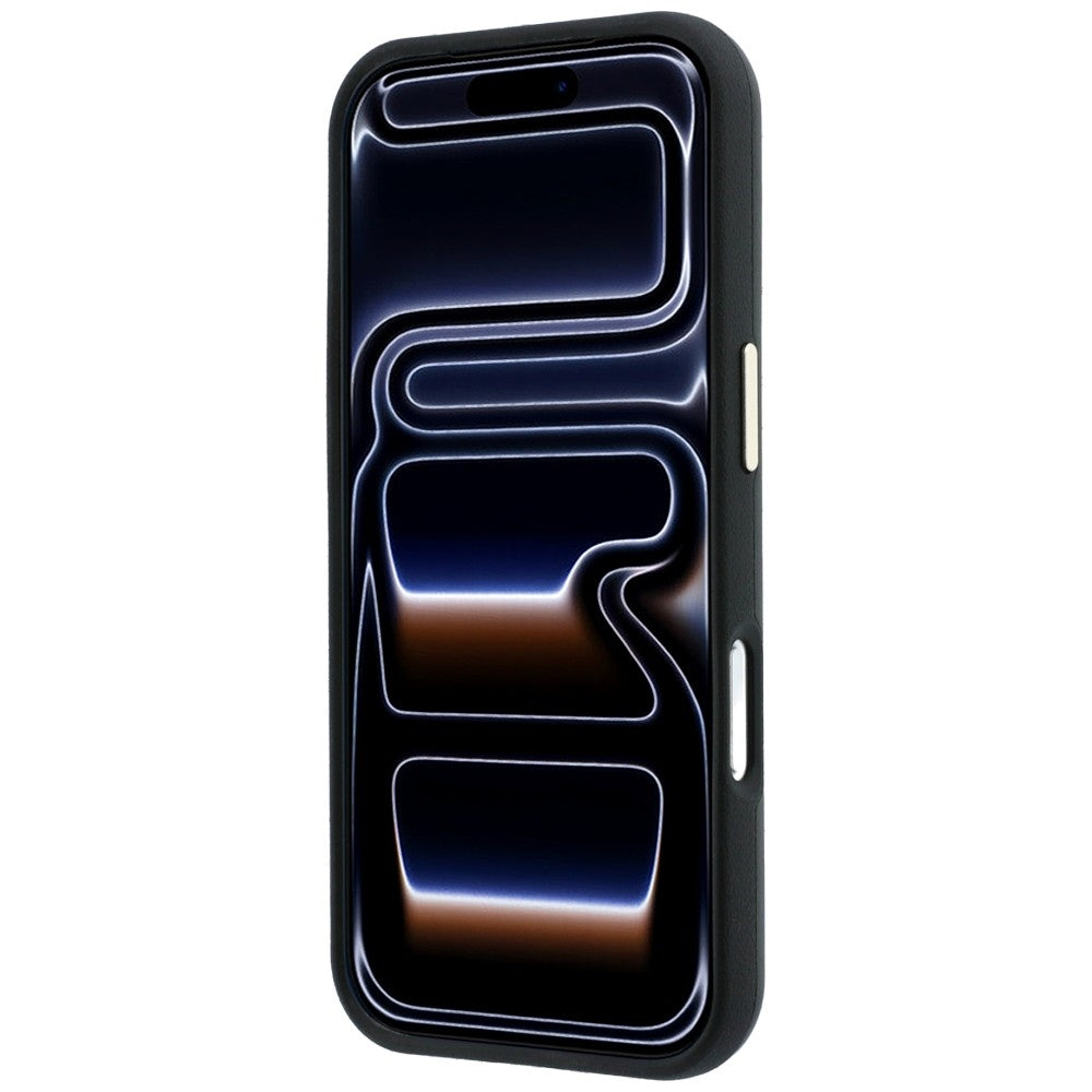 Coque pour Apple iPhone 18 Pro Max / 17 Pro Max, Guess, Logo Strass Lisse Grand, Noire