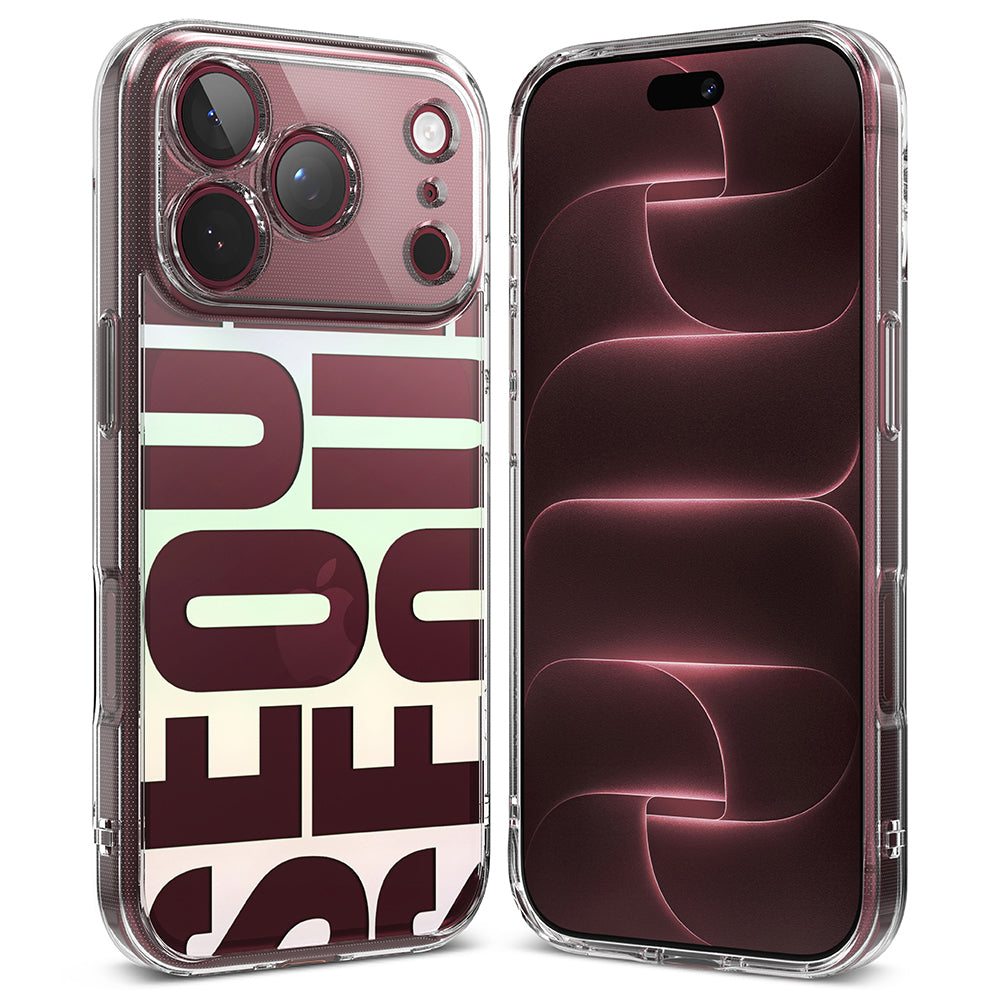 Hoes voor Apple iPhone 18 Pro Max / 17 Pro Max, Ringke, Fusion Seoul, Bordeaux
