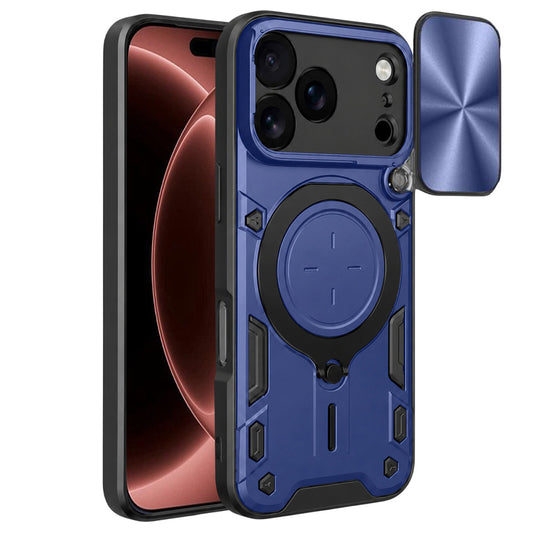 Hoes voor Apple iPhone 18 Pro Max / 17 Pro Max, Techsuit, CamGuard Pro, Blauw
