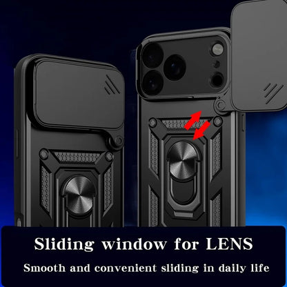 Hoes voor Apple iPhone 18 Pro Max / 17 Pro Max, Techsuit, CamShield, Goudkleurig