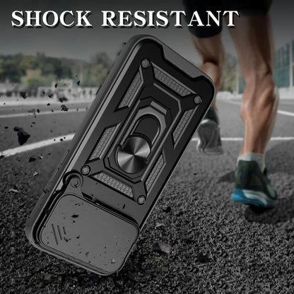 Hoes voor Apple iPhone 18 Pro Max / 17 Pro Max, Techsuit, CamShield, Goudkleurig