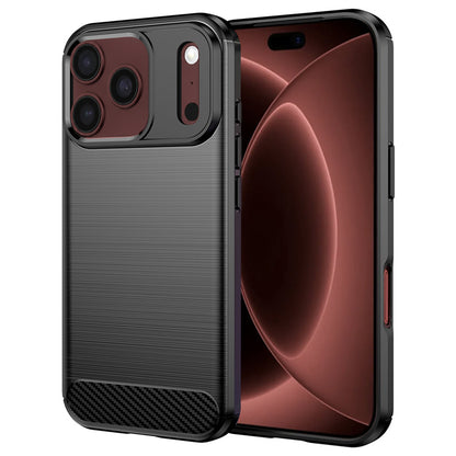 Hoes voor Apple iPhone 18 Pro Max / 17 Pro Max, Techsuit, Carbon, Zwart