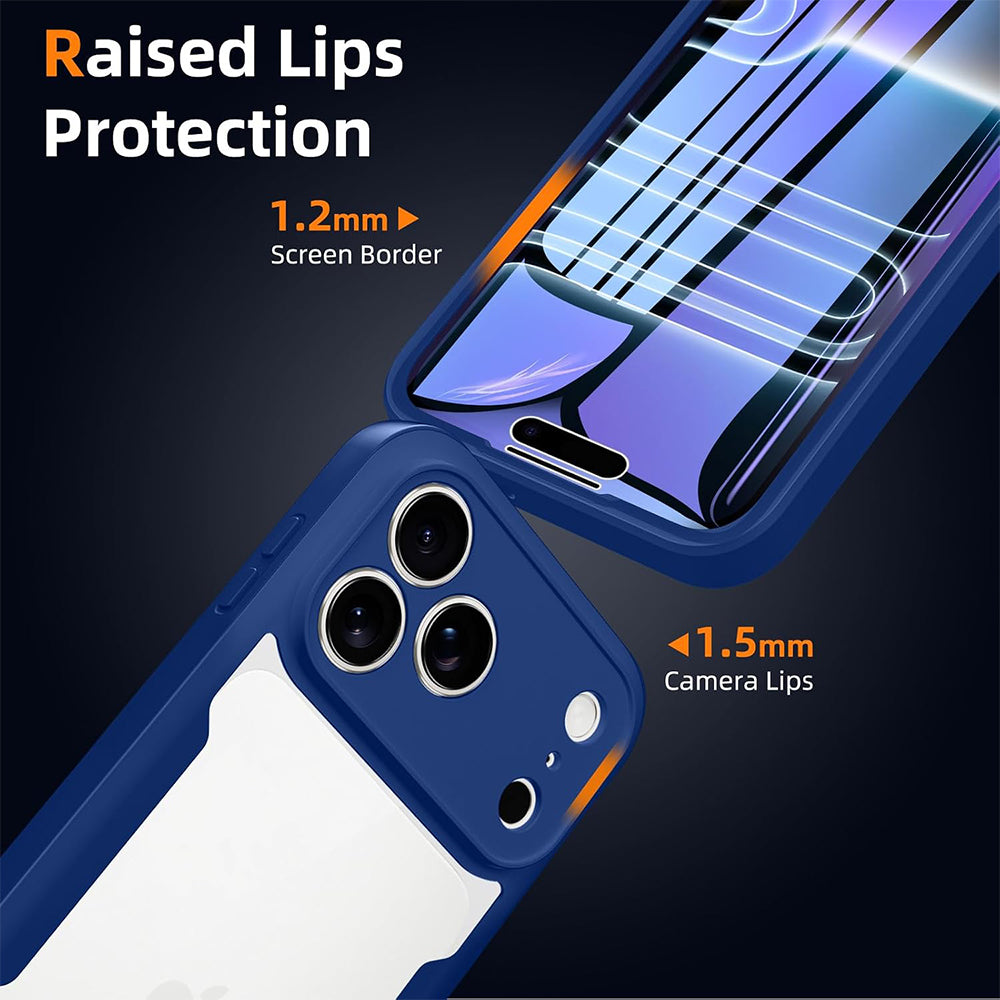 Hülle für Apple iPhone 18 Pro Max / 17 Pro Max, Techsuit, ColorVerse 360, Blau