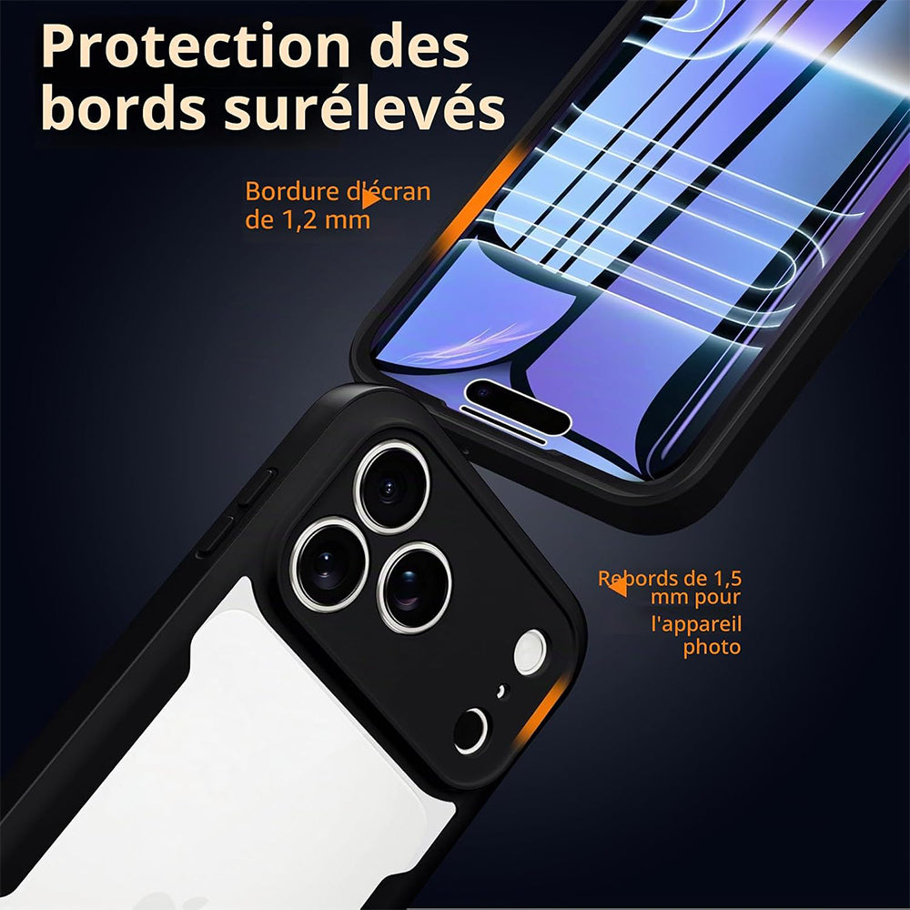 Hülle für Apple iPhone 18 Pro Max / 17 Pro Max, Techsuit, ColorVerse 360, Schwarz