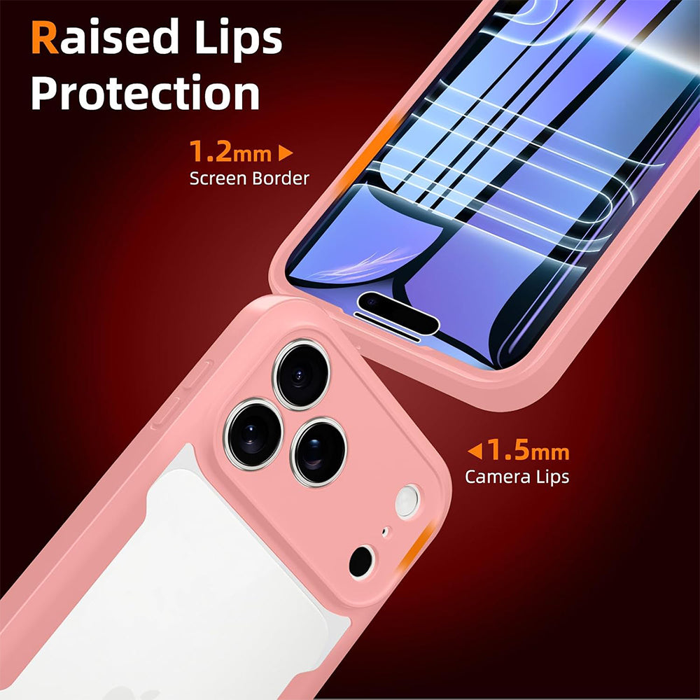 Hülle für Apple iPhone 18 Pro Max / 17 Pro Max, Techsuit, ColorVerse 360, Rosa
