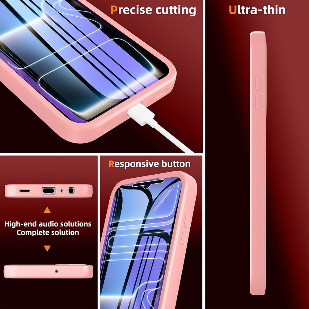 Hülle für Apple iPhone 18 Pro Max / 17 Pro Max, Techsuit, ColorVerse 360, Rosa
