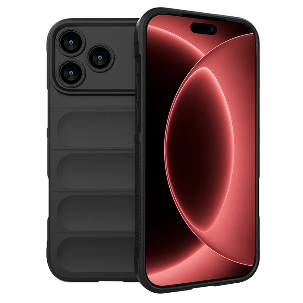 Hülle für Apple iPhone 18 Pro Max / 17 Pro Max, Techsuit, Magic Shield, Schwarz