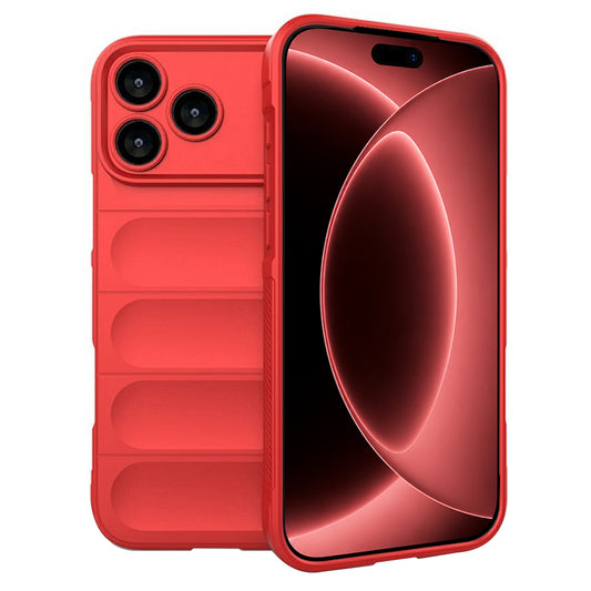 Hoes voor Apple iPhone 18 Pro Max / 17 Pro Max, Techsuit, Magic Shield, Rood