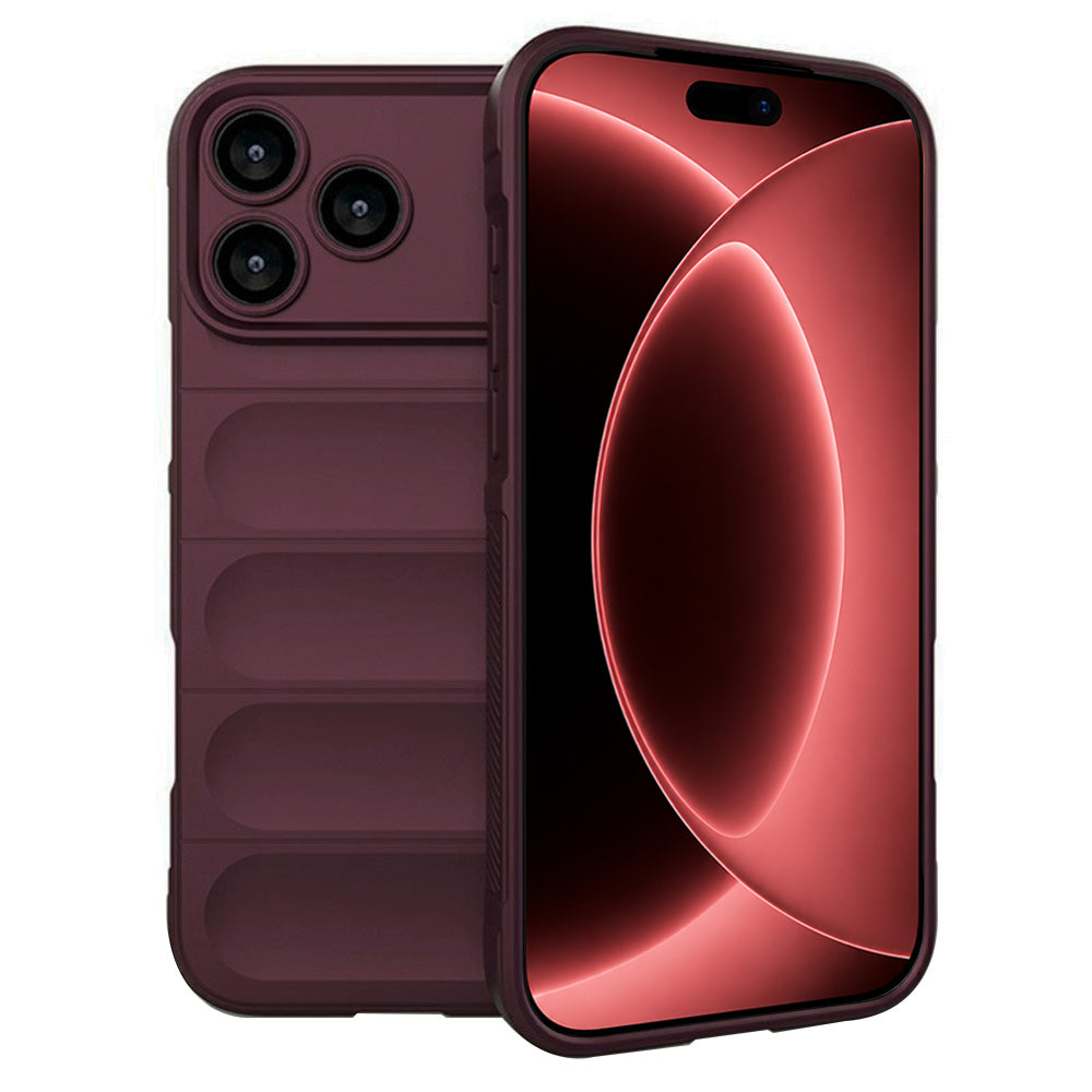 Coque pour Apple iPhone 18 Pro Max / 17 Pro Max, Techsuit, Magic Shield, Bordeaux