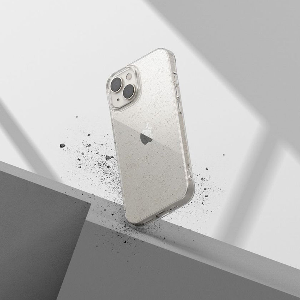 Hoes voor Apple iPhone 18 Pro Max / 17 Pro Max, Techsuit, SparkleSkin, Transparant