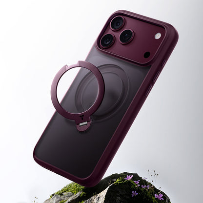 Coque MagSafe pour Apple iPhone 18 Pro Max / 17 Pro Max, Torras, Ostand Spin, Violet