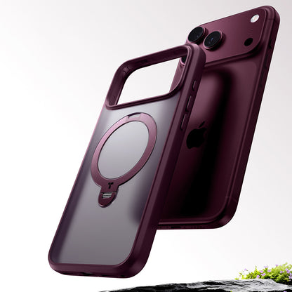 Coque MagSafe pour Apple iPhone 18 Pro Max / 17 Pro Max, Torras, Ostand Spin, Violet