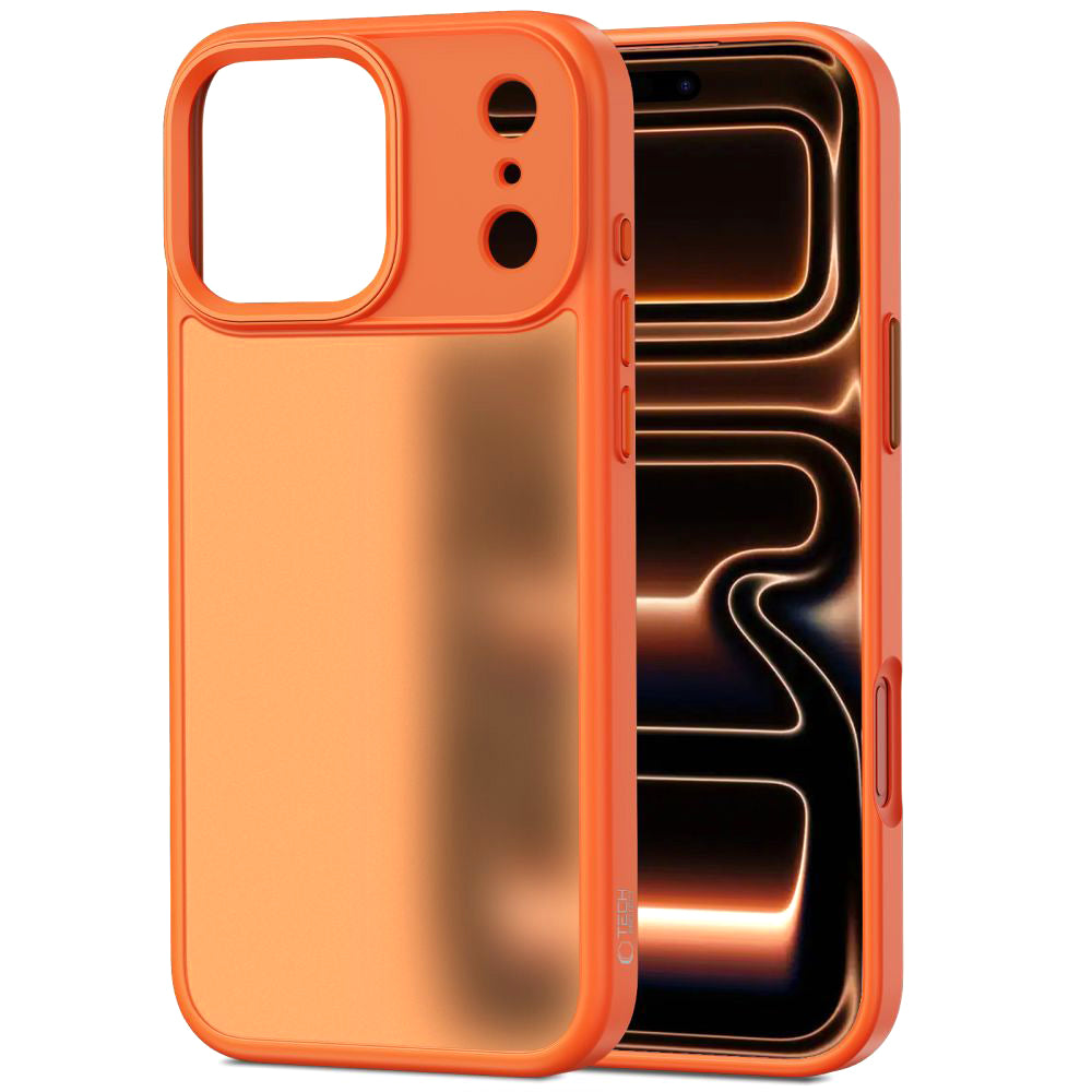 Hülle für Apple iPhone 17 Pro Max, Tech-Protect, Magmat, Mattes Orange