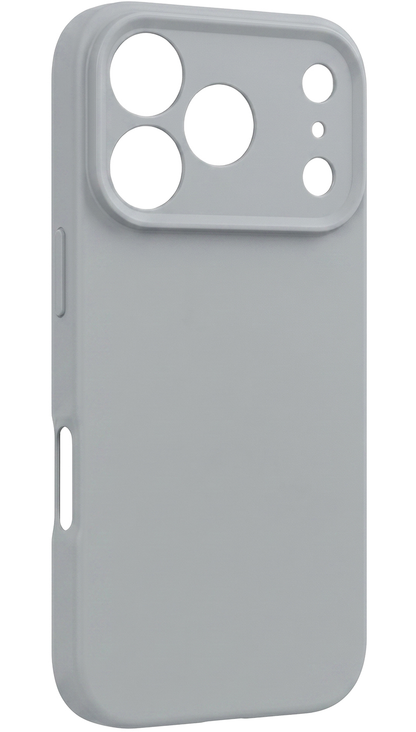 Coque pour Apple iPhone 17 Pro, OEM, Silicone, Gris