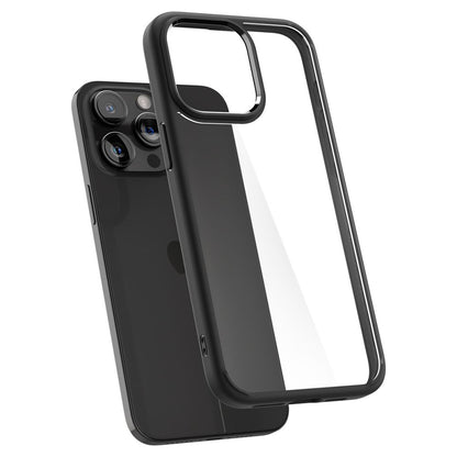 Coque pour Apple iPhone 15 Pro Max, Spigen, Ultra Hybrid, Noir ACS06570 