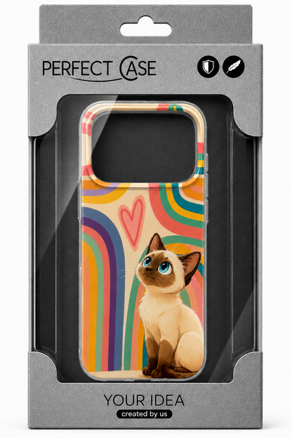 Hülle für Apple iPhone 16 Pro Max, Perfect Case, Dreamora Kitty, Mehrfarbig