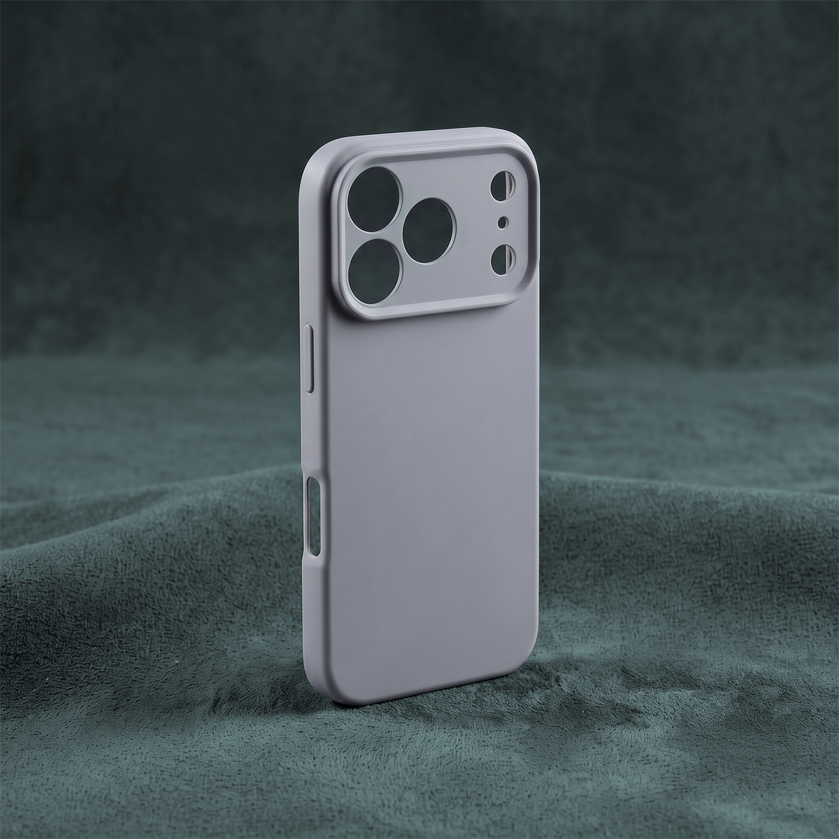 Coque pour Apple iPhone 17 Pro, OEM, Silicone, Gris
