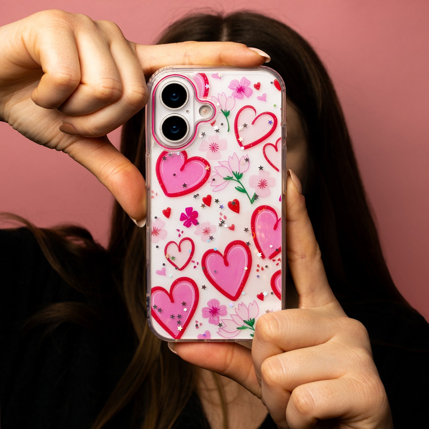 Hoesje voor Apple iPhone 16 Pro Max, OEM, Ultra Trendy Love 1, Multicolor
