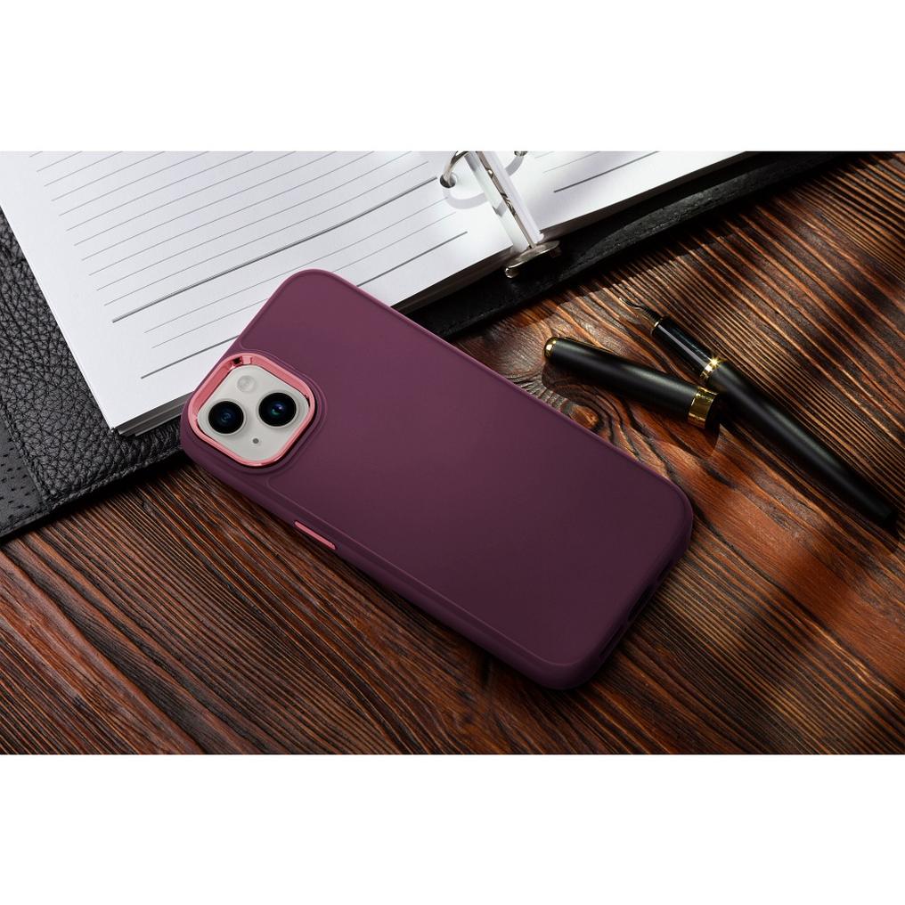 Coque pour Apple iPhone 18 Pro / iPhone 17 Pro, OEM, Frame, bordeaux