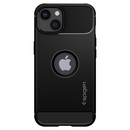 Coque pour Apple iPhone 13, Spigen, Rugged Armor, Noire ACS03518