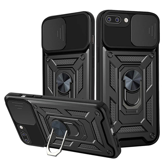 Hülle für Apple iPhone 8 Plus / 7 Plus, Techsuit, CamShield, Schwarz