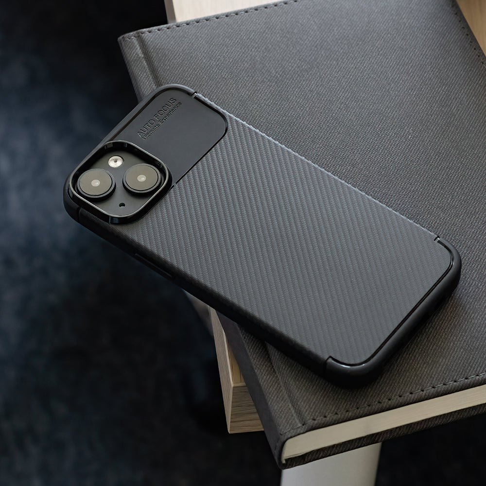 Coque pour Apple iPhone 18 Pro / 17 Pro, OEM, Carbon Black, Noire