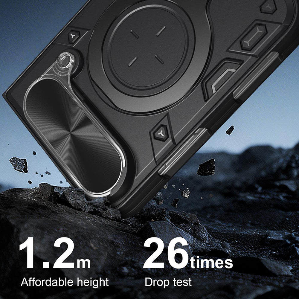 Hoesje voor Apple iPhone Duo, Techsuit, CamGuard Pro, zwart