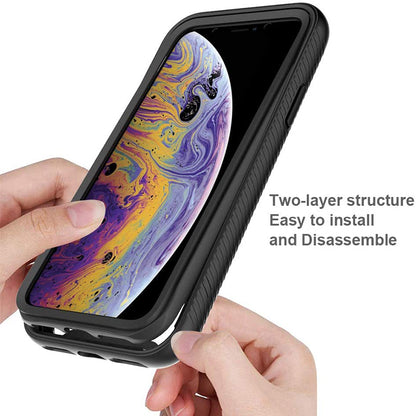 Hoes voor Apple iPhone SE (2016) / 5 / 5s, Techsuit, Defense360 Pro, Zwart