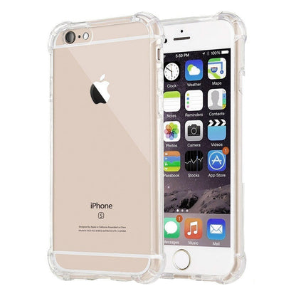 Case for Apple iPhone SE (2022) / SE (2020) / 8 / 7, Techsuit, Shockproof Clear, Transparent