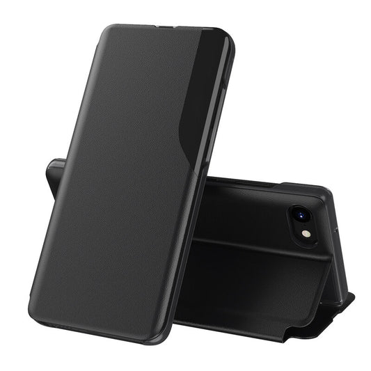 Hülle für Apple iPhone SE (2022) / SE (2020) / 8 / 7, Techsuit, eFold, Schwarz