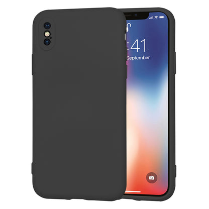 Coque pour Apple iPhone XS / X, Techsuit, SoftFlex, Noire