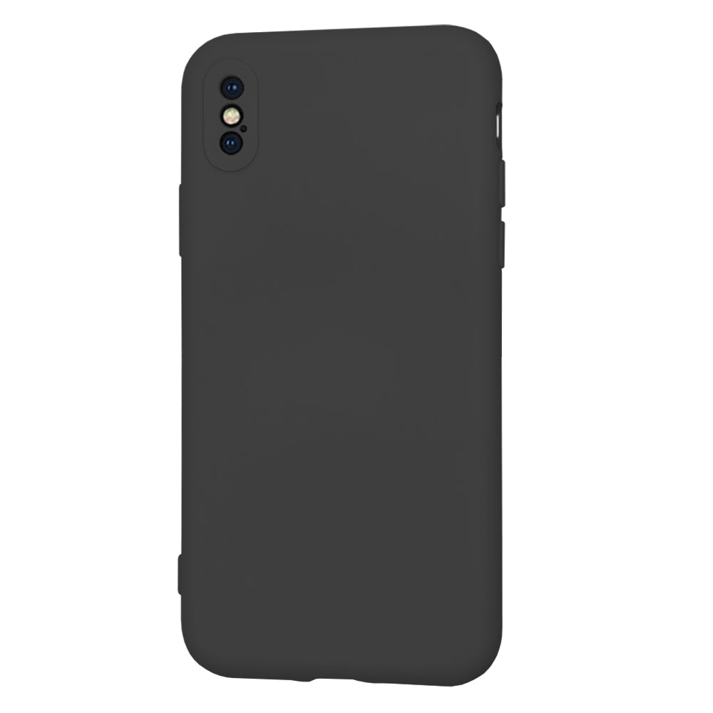 Coque pour Apple iPhone XS / X, Techsuit, SoftFlex, Noire