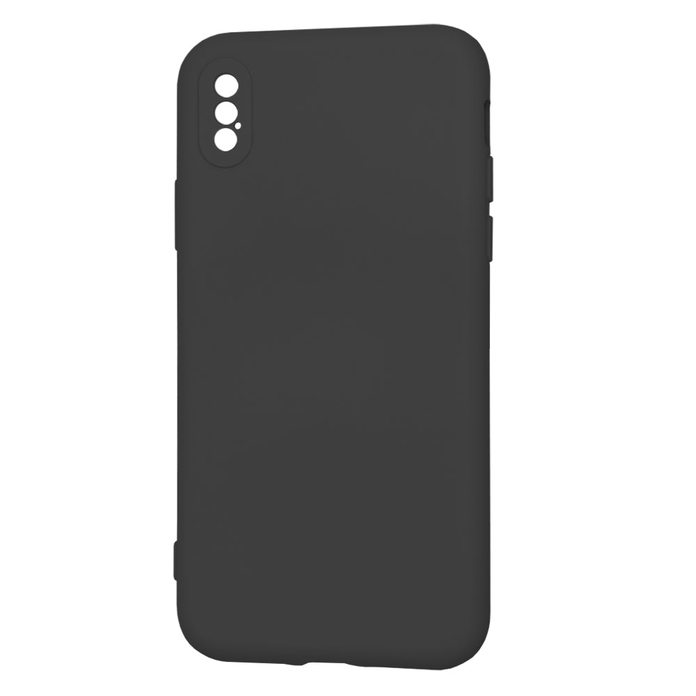 Coque pour Apple iPhone XS / X, Techsuit, SoftFlex, Noire