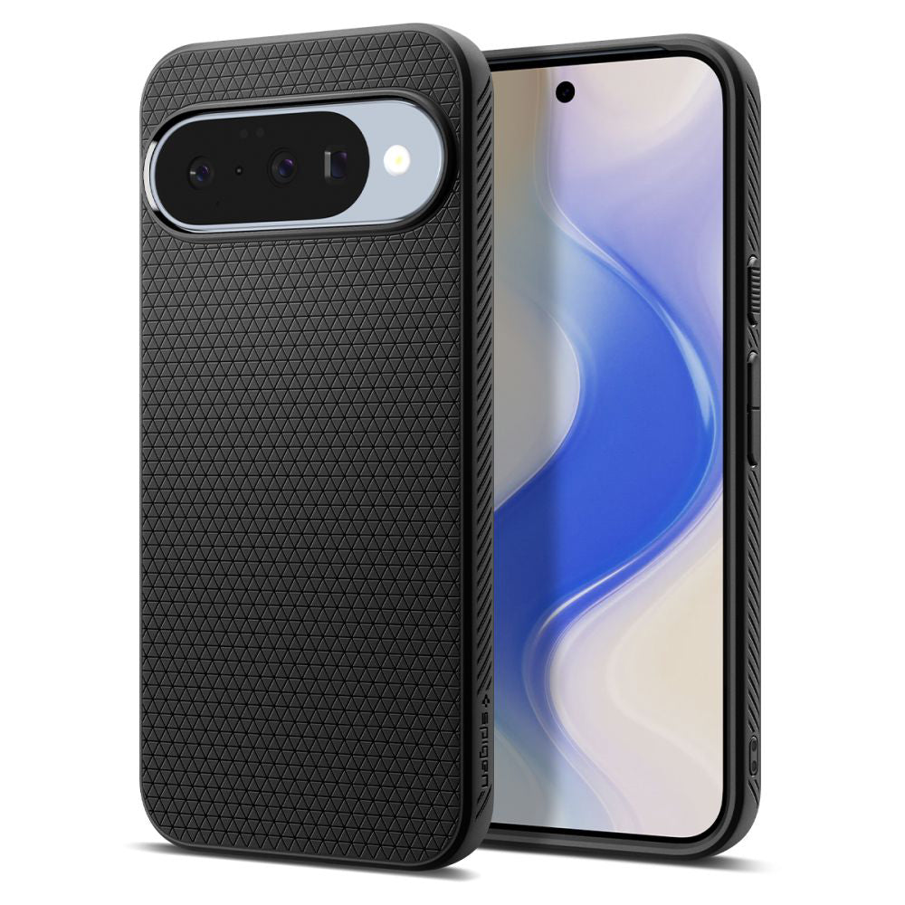 Hoes voor Google Pixel 10 Pro / 10, Spigen, Liquid Air, Mat Zwart