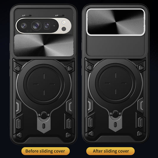 Hoes voor Google Pixel 10 Pro / 10, Techsuit, CamGuard Pro, Roze Goud