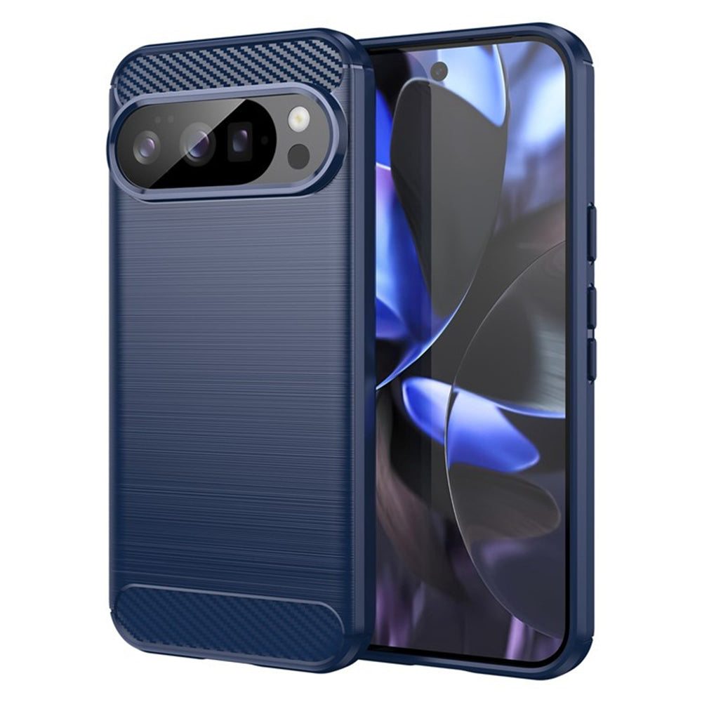 Hoes voor Google Pixel 10 Pro / 10, Techsuit, Carbon, Blauw