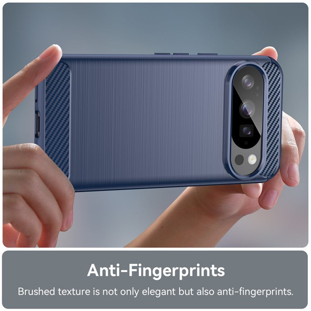 Hoes voor Google Pixel 10 Pro / 10, Techsuit, Carbon, Blauw