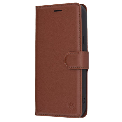 Coque pour Google Pixel 10 Pro / 10, Techsuit, Leather Folio, Marron