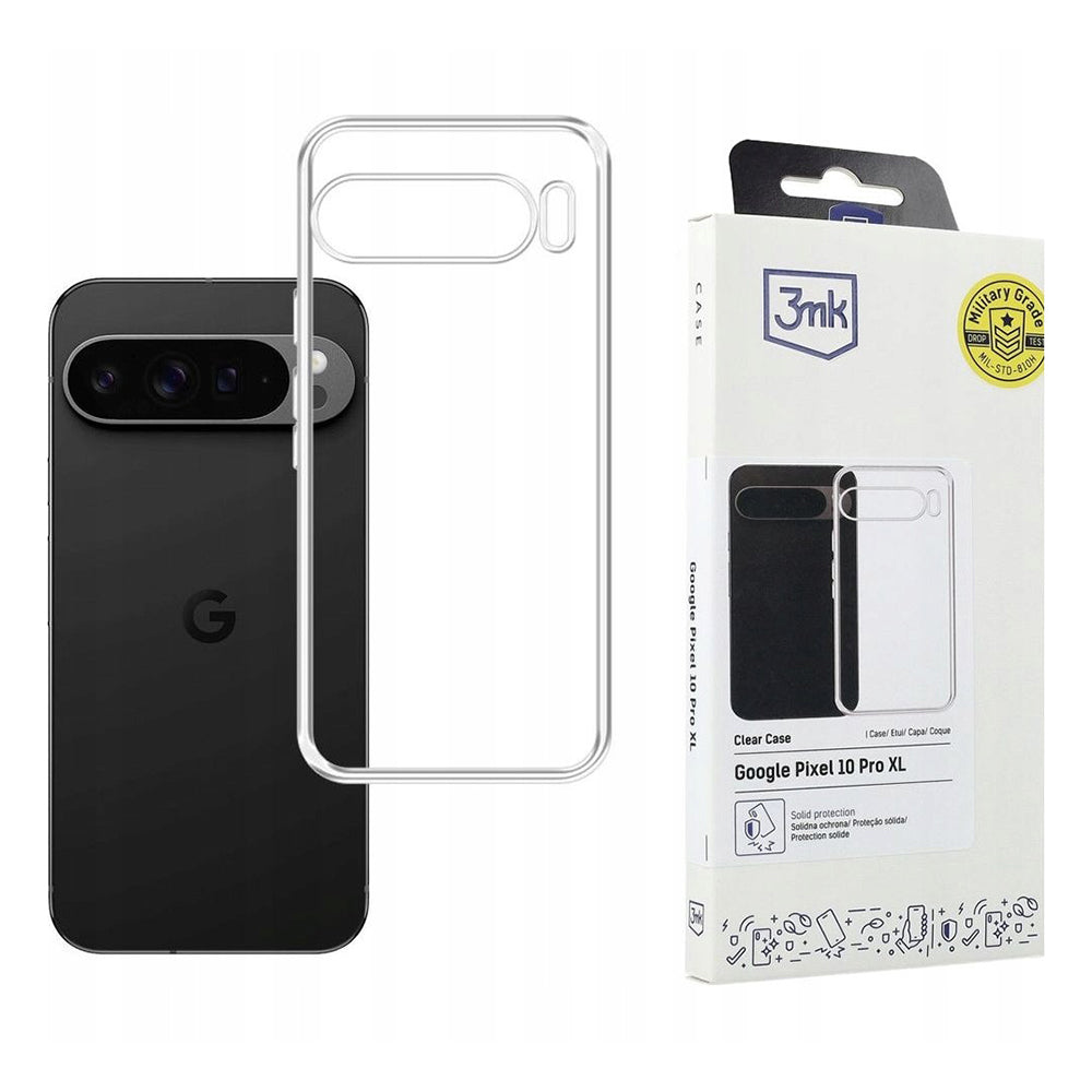 Coque pour Google Pixel 10 Pro XL, 3MK, Clear, Transparente