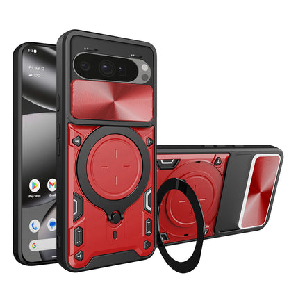 Hoes voor Google Pixel 10 Pro XL, Techsuit, CamGuard Pro, Rood