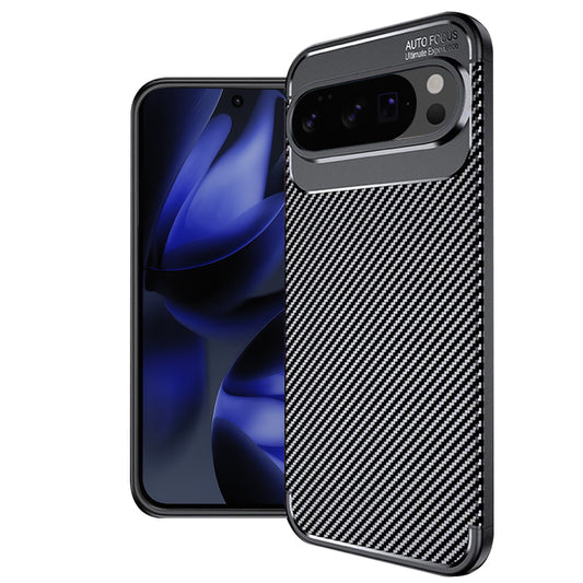 Hoes voor Google Pixel 10 Pro XL, Techsuit, CarbonFiber, Zwart