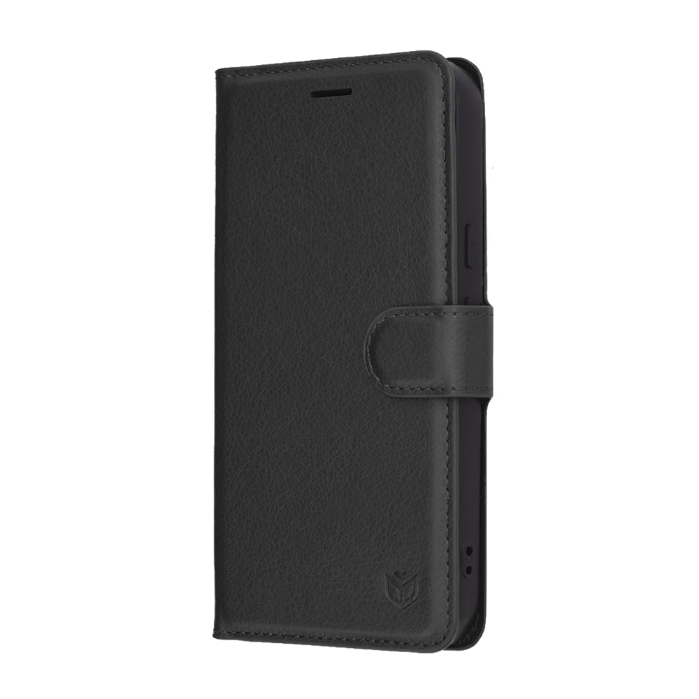 Coque pour Google Pixel 10 Pro XL, Techsuit, Leather Folio, Noire