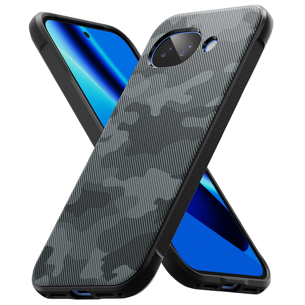 Hülle für Google Pixel 10a, Ringke, Onyx, Tarnmuster