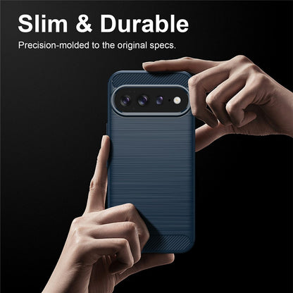 Hoes voor Google Pixel 11 Pro / 11, Techsuit, Carbon, Blauw