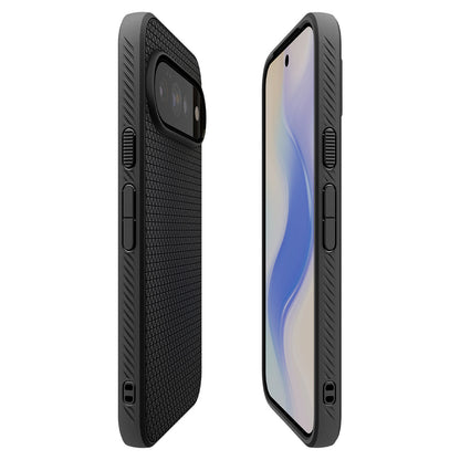 Hoes voor Google Pixel 11 Pro, Spigen, Liquid Air, Mat Zwart ACS11428