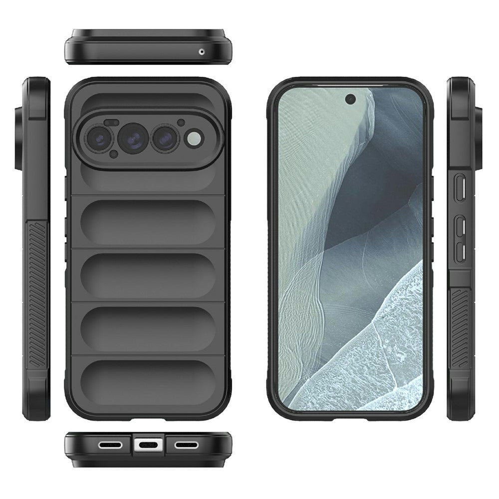 Coque pour Google Pixel 11 Pro, Techsuit, Magic Shield, Noire